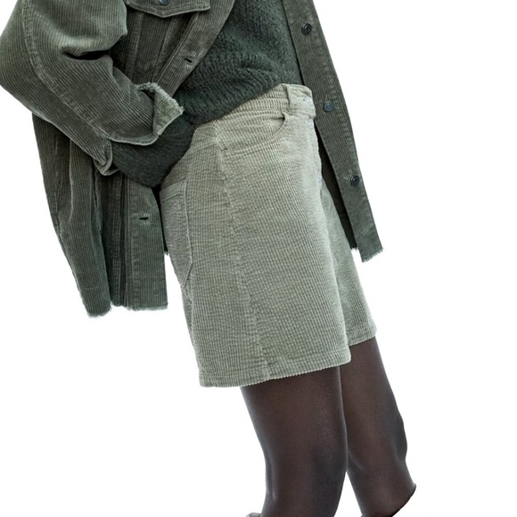 Zara corduroy button down skirt S - Picture 2 of 9